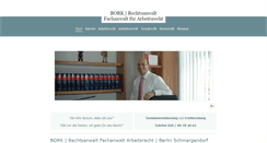 Desktop Screenshot of bork-rechtsanwalt.de