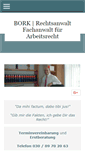 Mobile Screenshot of bork-rechtsanwalt.de