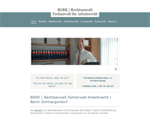 Tablet Screenshot of bork-rechtsanwalt.de